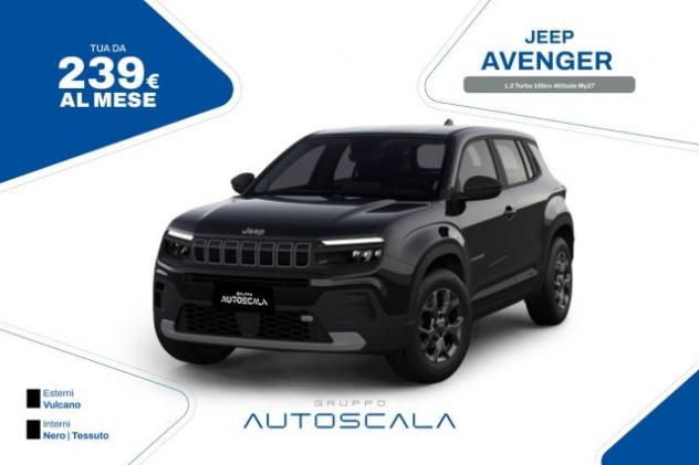 JEEP Avenger 1.2 Turbo 100cv Altitude My27 rif. 24145006