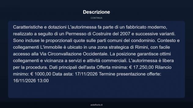 Immobile in asta di 18 m² in vendita a Rimini - Foto 4