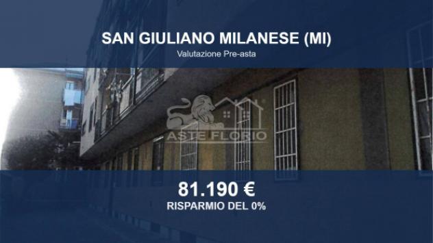 Immobile in asta di 55 m² in vendita a San Giuliano Milanese