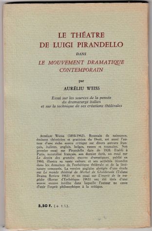 LE THÉATRE  DE LUIGI PIRANDELLO