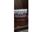 Usato Fisarmonica Paolo Soprani colore rosso perla