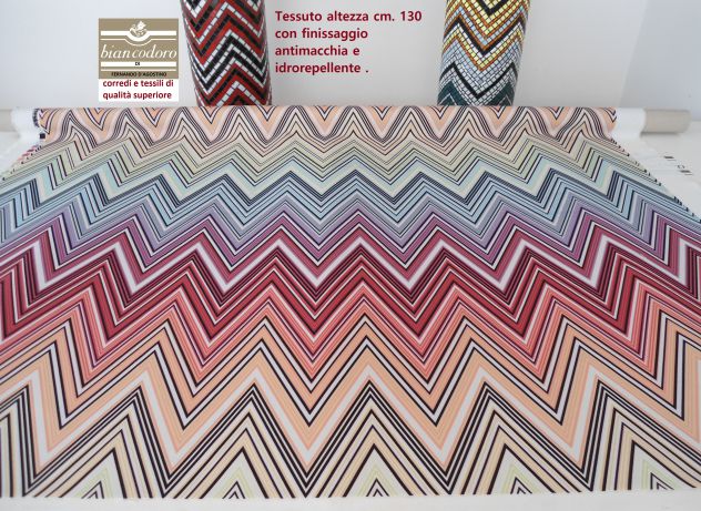MISSONI TESSUTI ARREDAMENTO TENDAGGI TAPPEZZERIA 6 MODELLI 3 prezzi - Foto 4