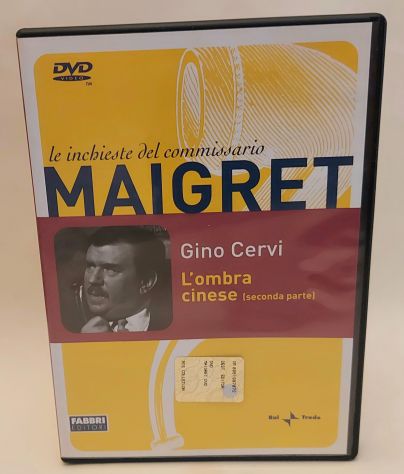 DVD L'Ombra cinese 2°parte.Le inchieste del commissario Maigret Dino Cervi - Foto 3