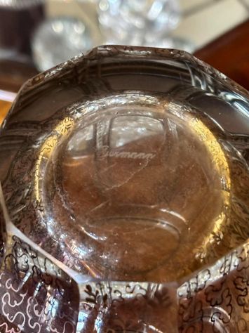 Vaso in cristallo molato Art Déco prima metà del 900 - Foto 7