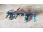 Flauto e Iniettori cod. 9655833580 Citroen C3 1.1 prima serie 08