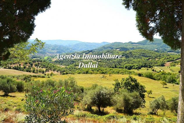 Vicchio - Porzione di colonica con giardino, annesso e posti auto