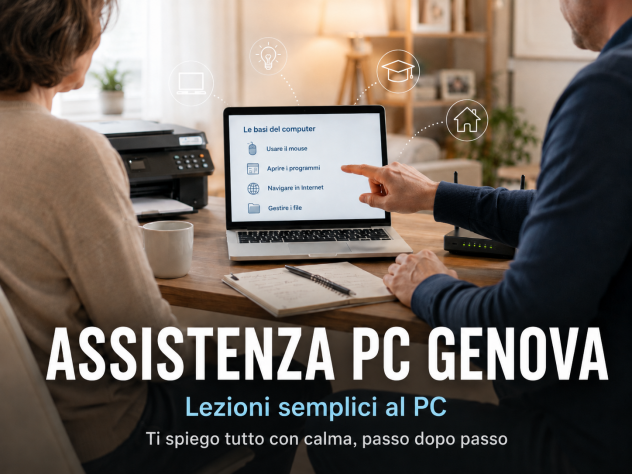Assistenza PC a domicilio Genova – Wi-Fi, stampanti e lezioni pratiche - Foto 5
