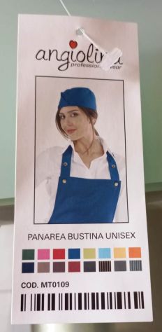 Cappello bustina unisex Panarea cameriere bar albergo mod. Angiolina–MT0109 - Foto 6