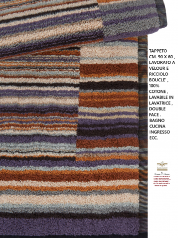 TAPPETO MISSONI RETTANGOLARE INGRESSO BAGNO CUCINA ECC. CM. 90 X 60 - Foto 5