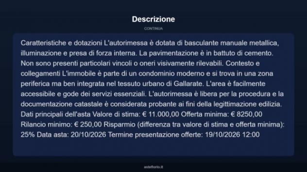 Immobile in asta di 17 m² in vendita a Gallarate - Foto 10