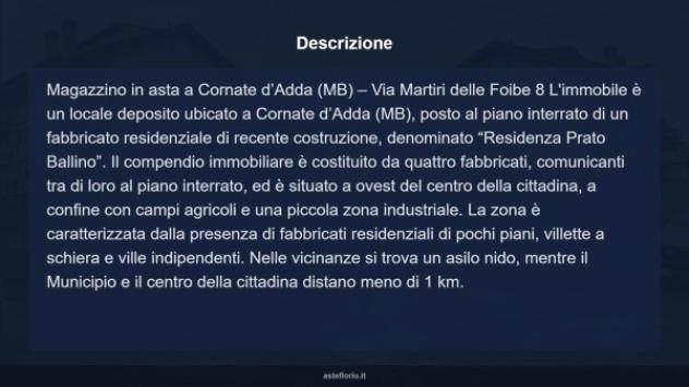 Immobile in asta di 11 m² in vendita a Cornate d'Adda - Foto 10