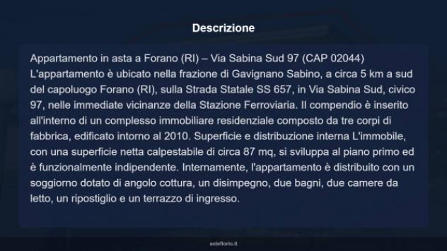 Immobile in asta di 87 m² in vendita a Forano - Foto 16