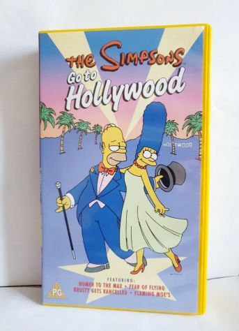 VIDEOCASSETTA THE SIMPSONS GO TO HOLLYWOOD 14389 SA HOME ENTERTAINMENT