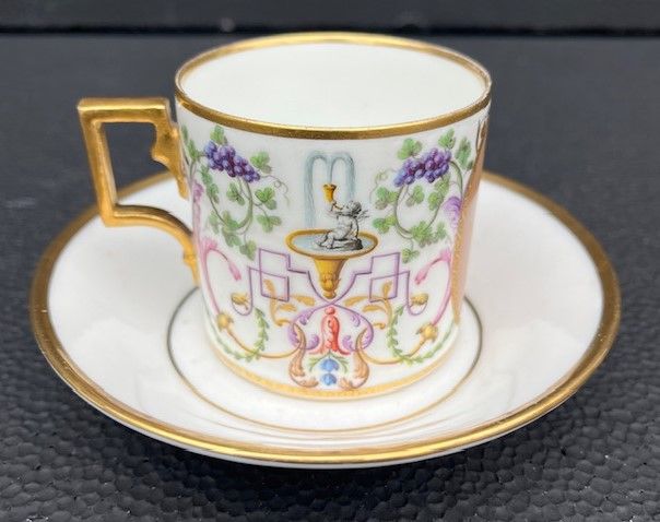 Tazzina con Vaso Fiorito Non Spedisco. - Foto 3