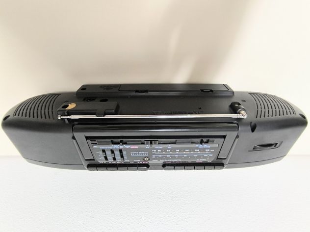 Radio stereo con doppio lettore di audiocassette - Foto 4