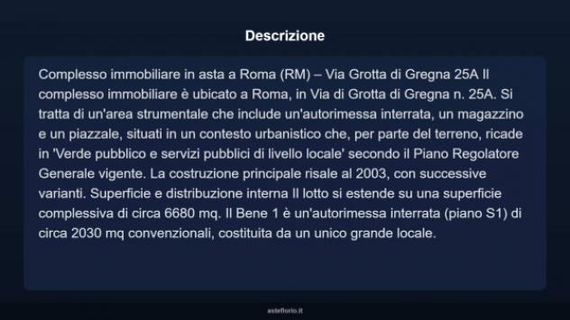 Immobile in asta di 6680 m² in vendita a Roma - Foto 3