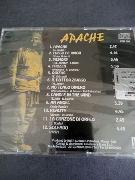 100 CD Apache NUOVI , musica stile andino 0,5 euro l'uno - Foto 2