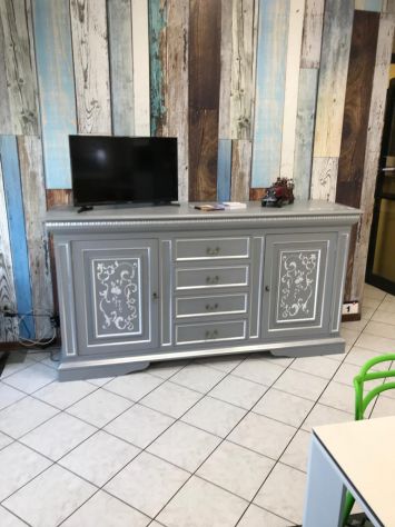 NUOVA CREDENZA LACCATA E DECORATA A MANO - Foto 10