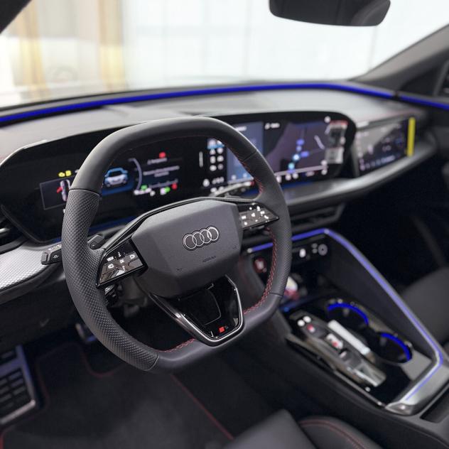 Audi Q5 SPB Identity black S line edition 204cv km0 |tetto+r21"+sedili sport| - Foto 10