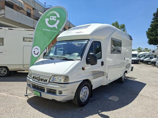 CAMPER WINGAMM DUCATO SEMINTEGRALE DINETTE BASCULANTE CLIMATIZZATORE FOTOVLTAICO CAMPEGGIO USATI GENERALI 1575 - Foto 3
