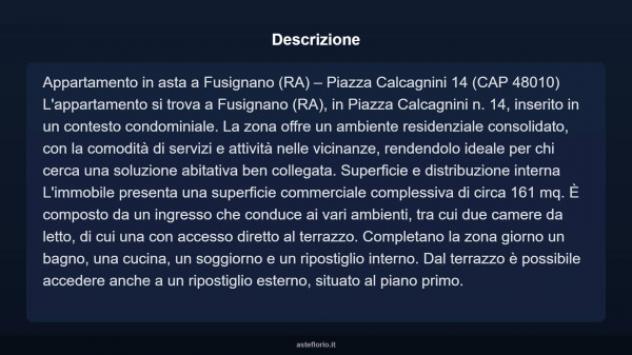 Immobile in asta di 161 m² con più di 5 locali in vendita a Fusignano - Foto 3