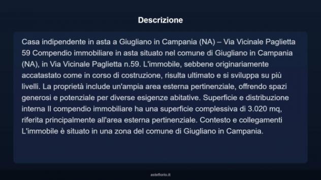 Immobile in asta di 3020 m² in vendita a Giugliano in Campania - Foto 4