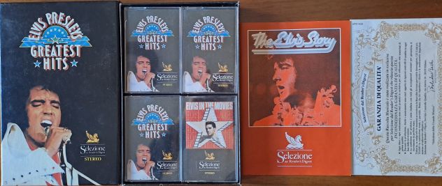 4 musicassette Elvis Presleys