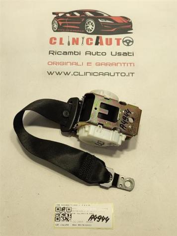 CINTURA DI SICUREZZA POSTERIORE DX BMW X3 1° Serie S3340071506B M57N306D2 (0410)