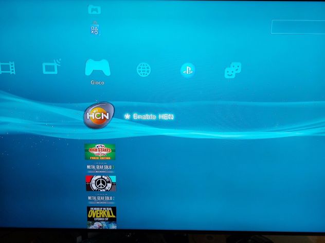 Sony Playstation 3 slim o super slim firmware 4.93 hen hard disk 500GB