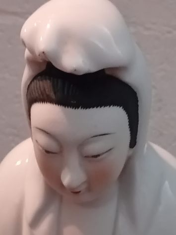 VENDO PRIVATAMENTE ANTICO BUDDA IN CERAMICA DIPINTA IN PERFETTE CONDIZIONI - Foto 4