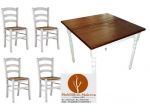 Set Parma Sedie Tavoli Bar Ristorante Pizzerie Stile Shabby Chic Country