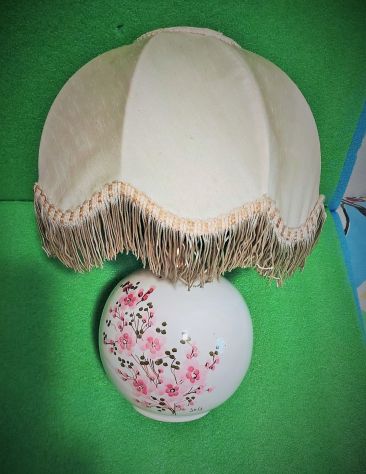 Lampada da Tavolo Vintage fiori di ciliegio - Foto 2