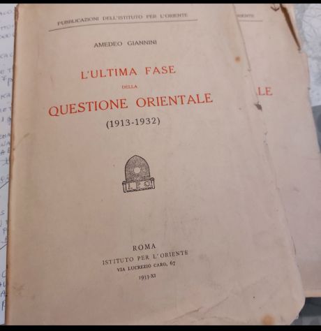 L' ultima fase della questione orientale (1913-1932)