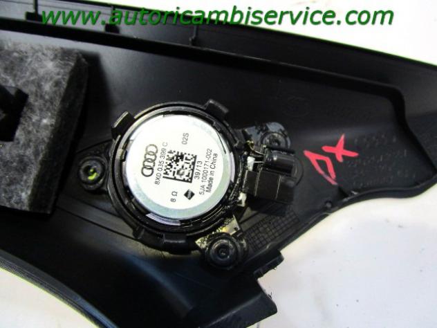 8X0867234A RIVESTIMENTO MONTANTE ANTERIORE LATO DESTRO AUDI A1 1.2 B 63KW 5M 5P (2014) RICAMBIO USATO - Foto 3