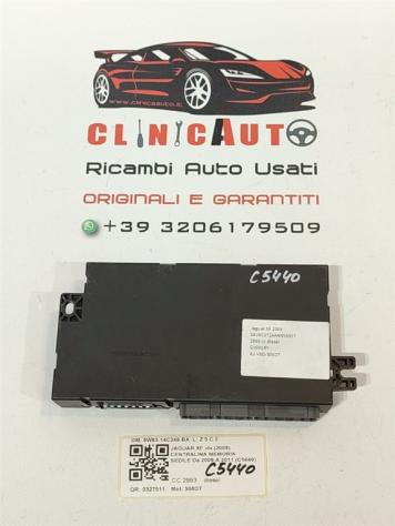 CENTRALINA MEMORIA SEDILE ANTERIORE SX JAGUAR XF Serie 8W83-14C249-BA 306DT diesel 2993 (0811) - Foto 3