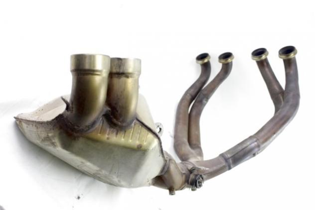MV AGUSTA BRUTALE 990 R 8000B2650 COLLETTORE DI SCARICO 09 - 12 EXHAUST MANIFOLD CON AMMACCATURA LEGGERMENTE STORTO - Foto 5
