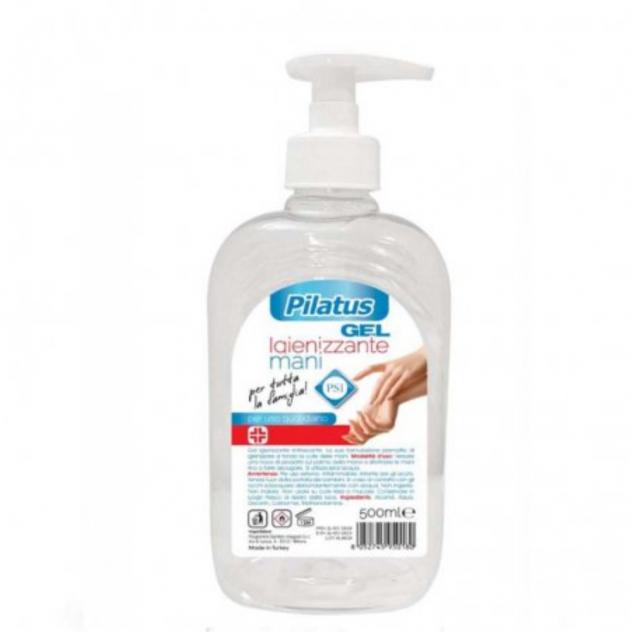 PILATUS GEL IGIENIZZANTE MANI PER USO QUOTIDIANO 500 ML