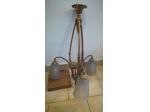Lampadario in bronzo dorato francese anni 30