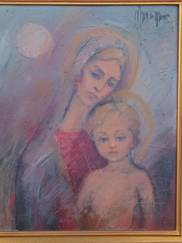 DIPINTO OLIO SU TELA DI ANTIQUARIATO ITALIANO FIRMATO - Foto 4