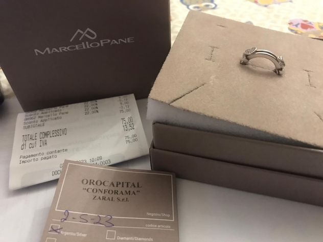 ANELLO IN ARGENTO, MARCELLO PANE - Foto 4