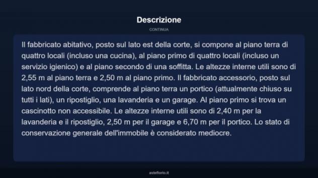 Immobile in asta di 236 m² con più di 5 locali e box auto in vendita a Corana - Foto 17