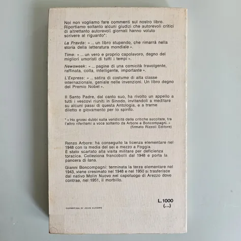 Il Meglio di Alto Gradimento - Arbore e Boncompagni - Bur - 1976 - TRACCIATA! - Foto 5