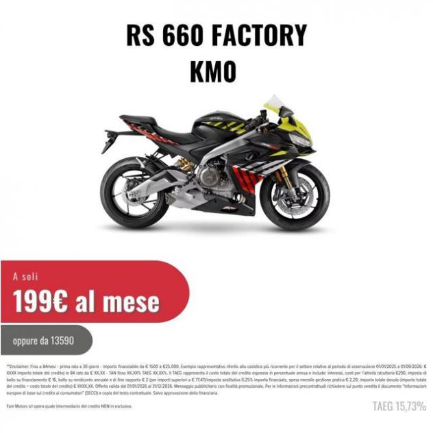 APRILIA RS 660 Factory MY26 rif. 23144286 - Foto 2