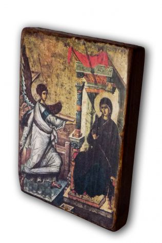 ICONA : Annunciazione Bisanzio Ocrida 1301-30 - Foto 2