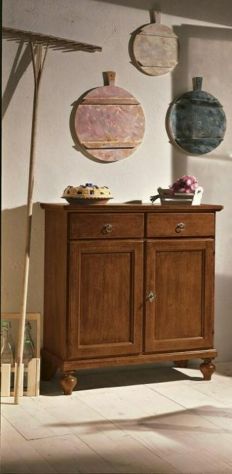 Comò in Legno Sagomato cod 994 Legno Massello Prezzo Fabbrica