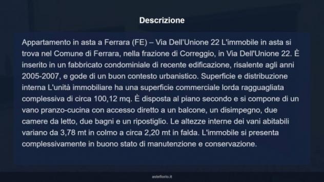 Immobile in asta di 100 m², box auto in vendita a Ferrara - Foto 16