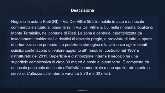 Immobile in asta di 39 m² in vendita a Rieti - Foto 10