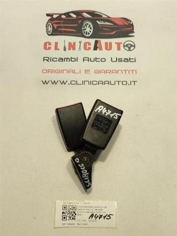 AGGANCIO CINTURA DI SICUREZZA POSTERIORE VOLKSWAGEN Scirocco Serie (137) 8J8857739B CAVD (0814)