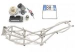 DUCATI MONSTER S4 916 47010531AA 28640551A 59820301A TELAIO CON DOCUMENTI E …