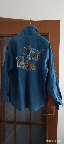 Camicia Jeans Donna Ricamata a mano Stile Positano - Foto 2